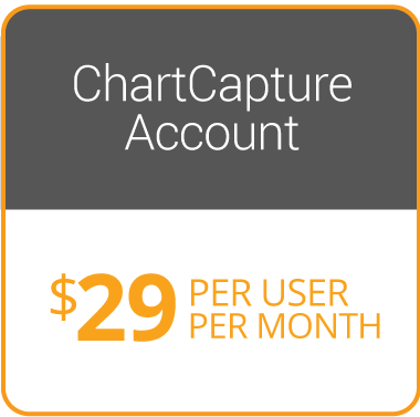 ChartCapture Account $29 Per User, Per Month